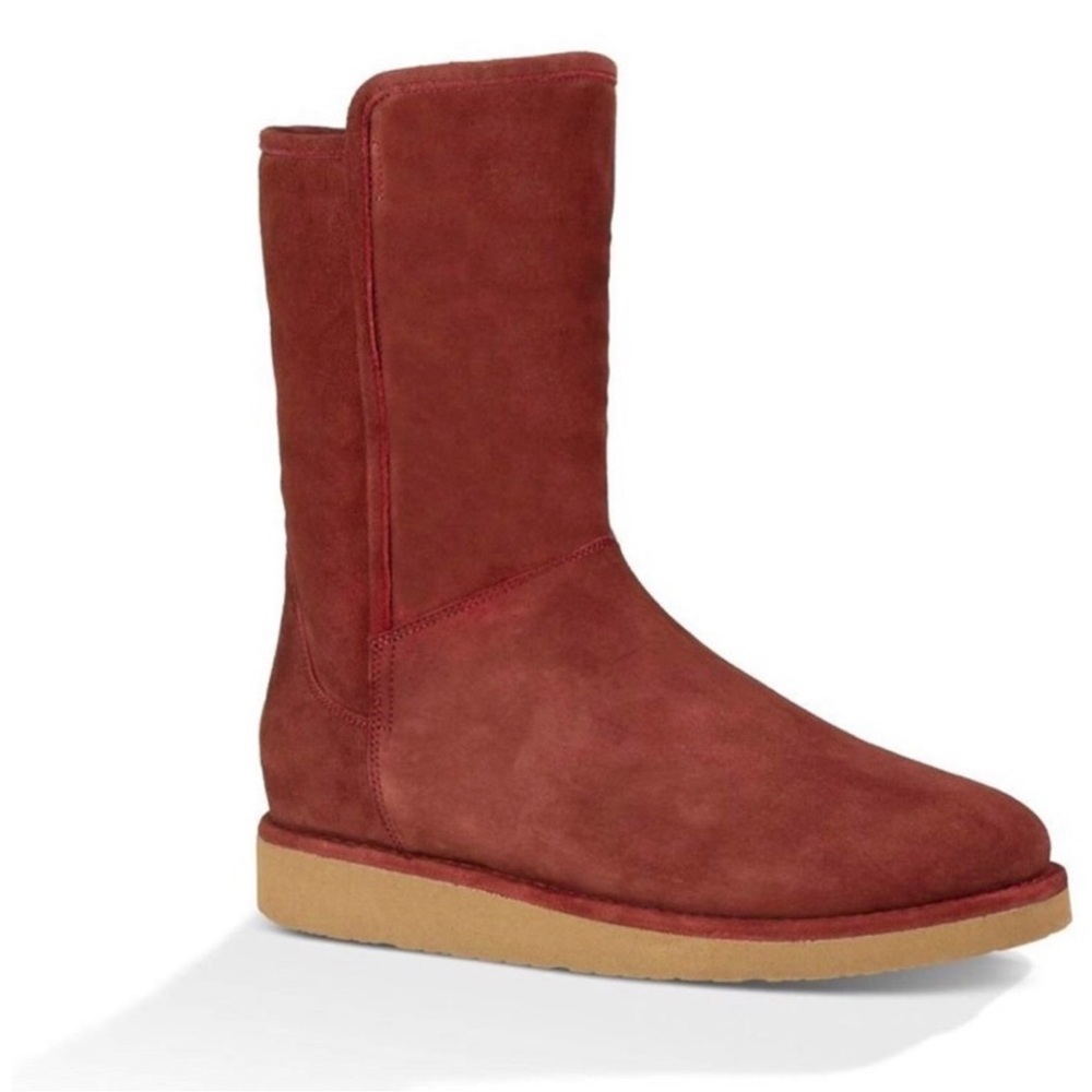 UGG | Abree Short II Boot | Suede | Mid-Calf | Rust | 7